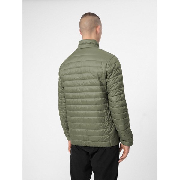Kurtka puchowa męska 4FSS23TDJAM084 4F - oliwkowa