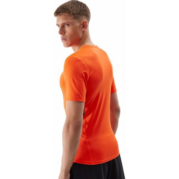 Koszulka męska 4FWSS24TFTSM600 4F - pomarańcz