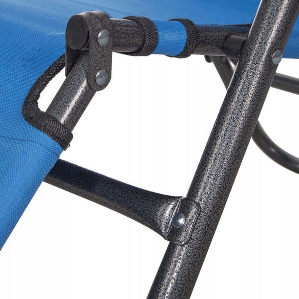 Leżak ogrodowy Springos - niebieski