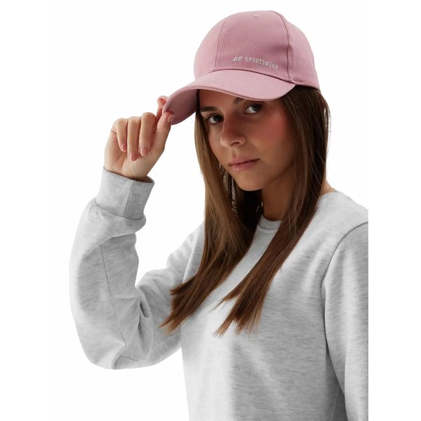 Czapka z daszkiem 4FWSS24ACABF279 4F - różowy