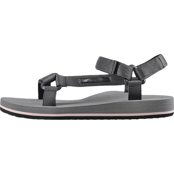 Sandały 4FRSS24FSANF054 Wm's 4F - ciemny szary