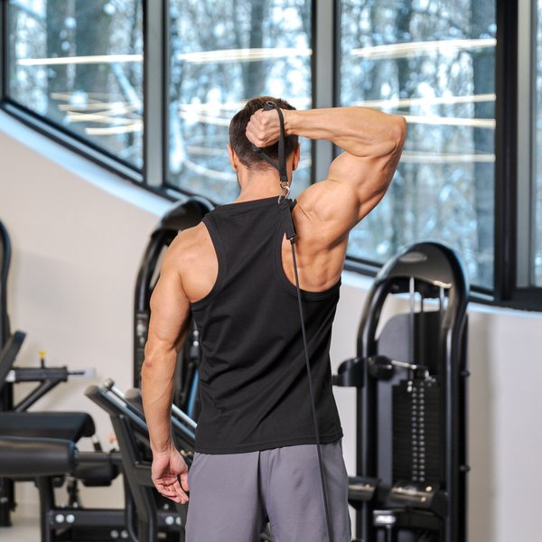 Zestaw ekspanderów gumowych do ćwiczeń 5szt Gymtek - czarne