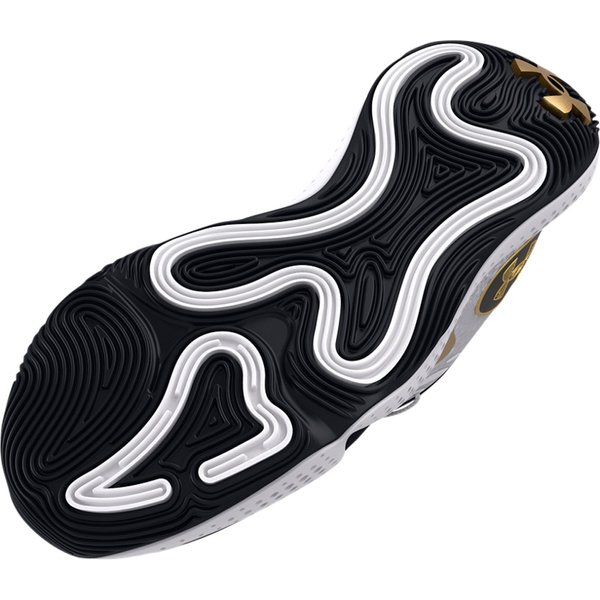 Buty koszykarskie Spawn 5 Under Armour - białe/złote