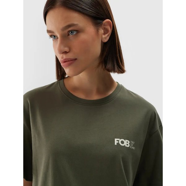 Koszulka damska TTSHF1648 4F - khaki