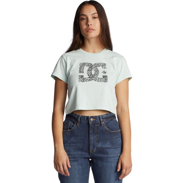 Koszulka damska Star Fill Cropped DC Shoes - white