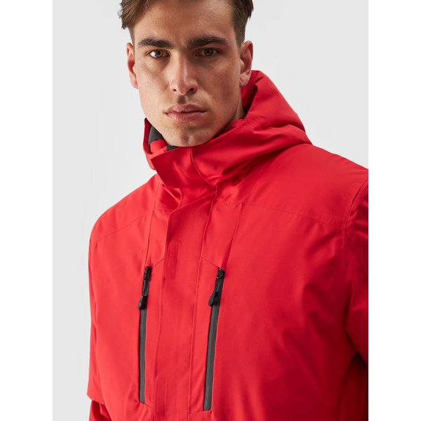 Kurtka narciarska męska TTJAM575 4F - czerwony