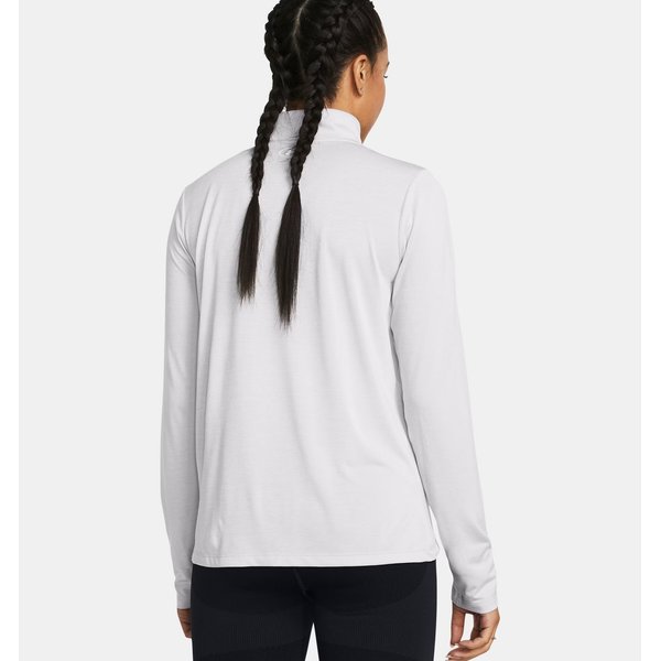 Bluza damska Tech 1/2 Zip Twist Under Armour - Halo Gray/White