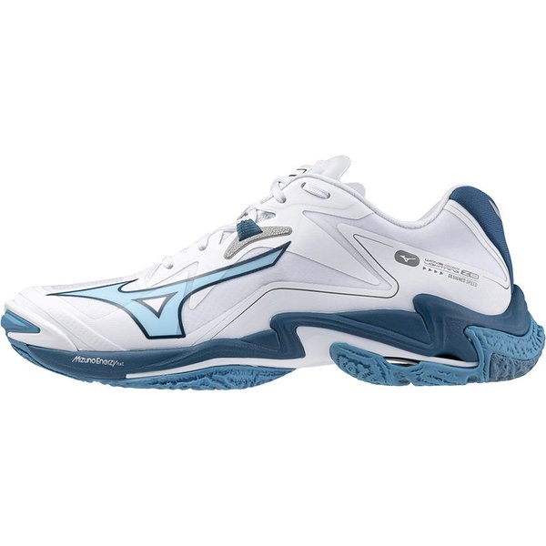 Buty Wave Lightning Z8 Mizuno - White/Sailor Blue/Silver