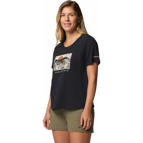 Koszulka damska Ruby Springs Graphic Columbia - Black, Wanderlust