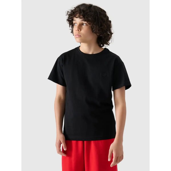 Koszulka chłopięca TTSHM2330 4F - głęboka czerń