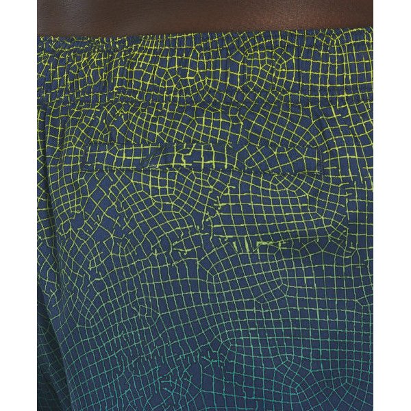Spodenki kąpielowe męskie 9'' Volley Nike Swim - niebieskie/żółte