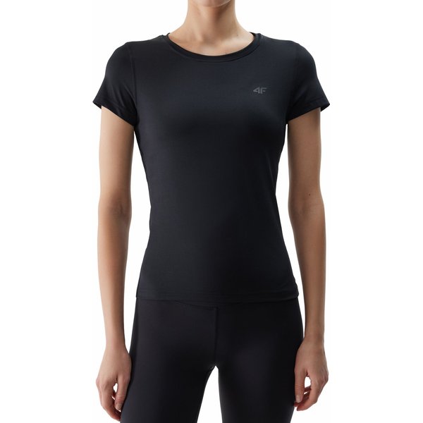 Koszulka damska 4FWSS24TFTSF604 4F - czarny
