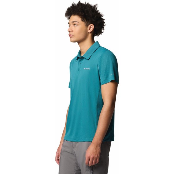 Koszulka męska polo Zero Rules Light Columbia - River Blue