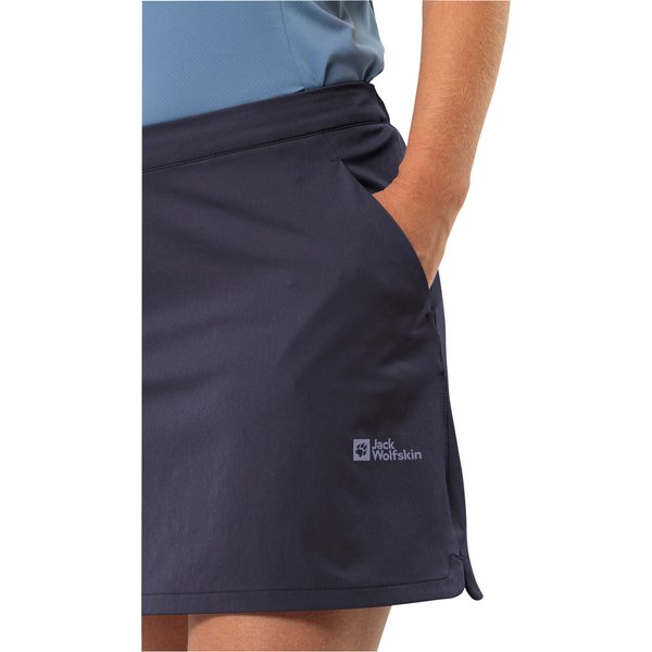 Spódnica trekkingowa ze spodenkami Hiking Alpine Jack Wolfskin - czarna