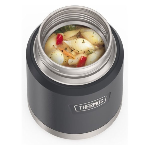 Termos obiadowy Icon z łyżką i kubkiem 470ml Thermos