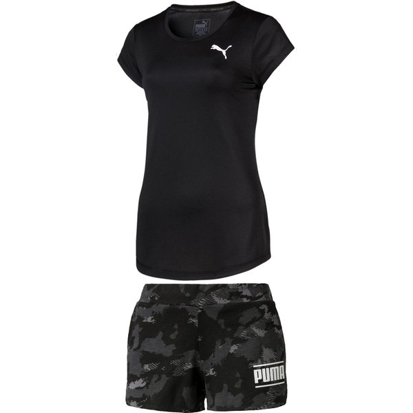 Komplet treningowy damski Camo Active Small Logo Puma