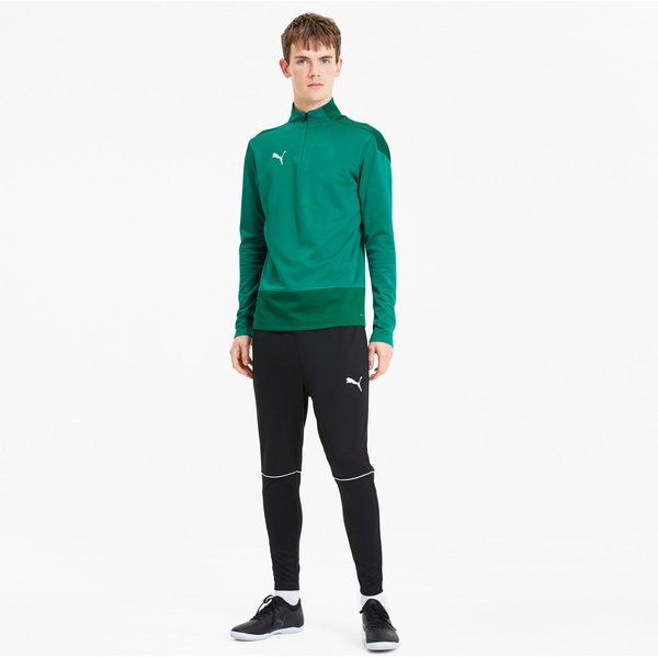 Bluza męska teamGOAL 23 Training 1/4 Zip Top Puma - zielona