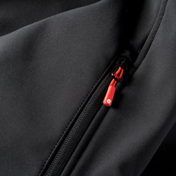 Softshell męski Caen Hi-Tec - black/spicy orange