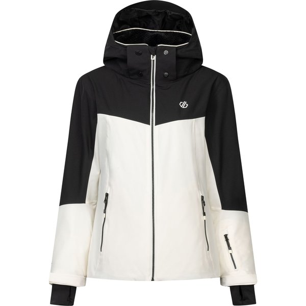 Kurtka narciarska damska Flurry III Dare2B - black/egret