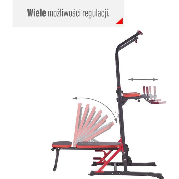 Poręcz wielofunkcyjna z ławką PWL8324 HMS