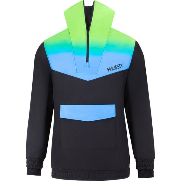 Softshell męski Anorak Majesty - black/blue
