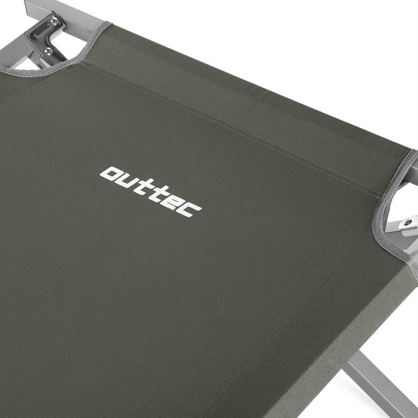 Łóżko turystyczne, polowe Kanadyjka Outtec - grafitowe