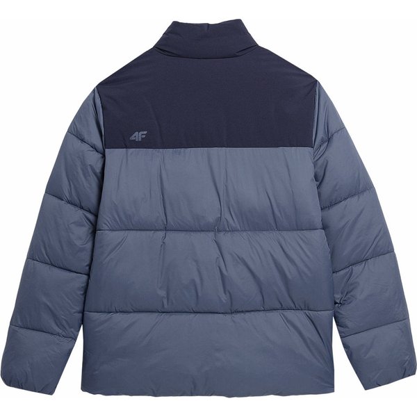 Kurtka puchowa męska 4FWAW23TDJAM348 4F - denim