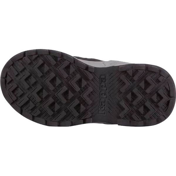 Buty, śniegowce Vipos Tex Jr Kappa - czarno-srebrne