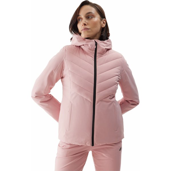 Kurtka narciarska damska 4FAW23TJACF122 4F - jasny róż