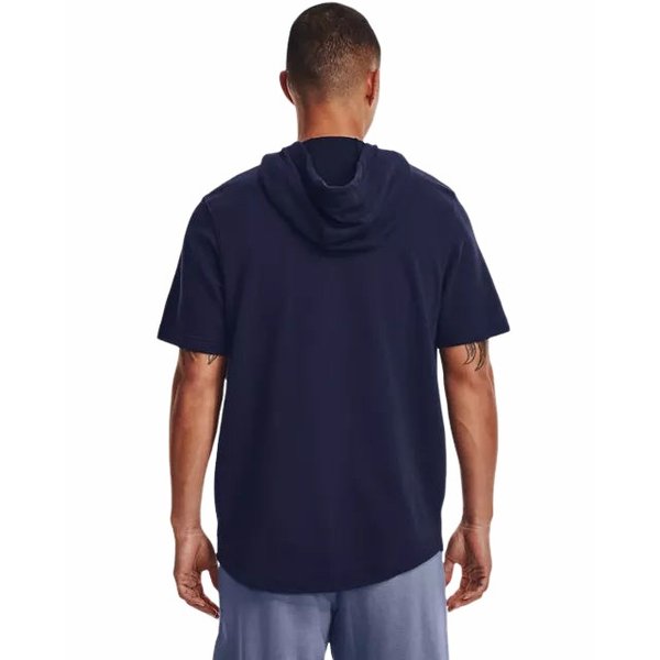 Koszulka męska Rival Terry Short Sleeve Hoodie Under Armour
