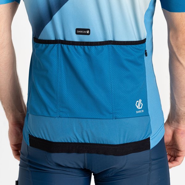 Koszulka rowerowa męska Aep Pedal II Jersey Dare2B - Blastl/HeriBlue