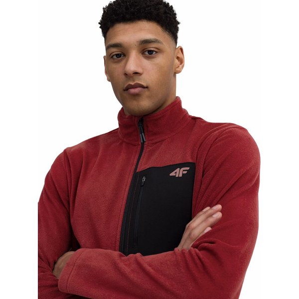 Polar męski 4FSS23TFLEM074 4F - bordowy