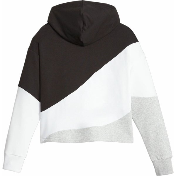 Bluza damska Power Cat Puma - biała/czarna/szara