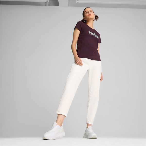 Koszulka damska ESS+ Metallic Logo Tee Puma - fioletowy