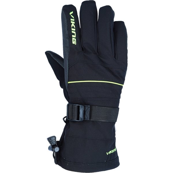 Rękawice narciarskie Bormio Viking - czarne/zielone