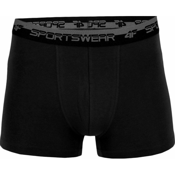 Bokserki męskie 4FWSS24UBXSM036 2 pary 4F - głęboka czerń
