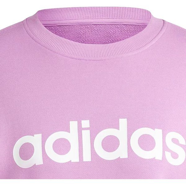 Bluza damska Essentials Linear French Terry Adidas - Preloved Purple