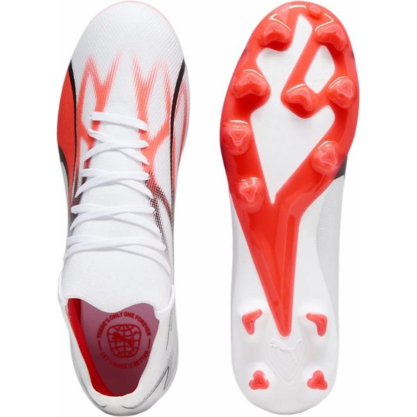 Buty piłkarskie, korki Ultra Match FG/AG Puma - białe