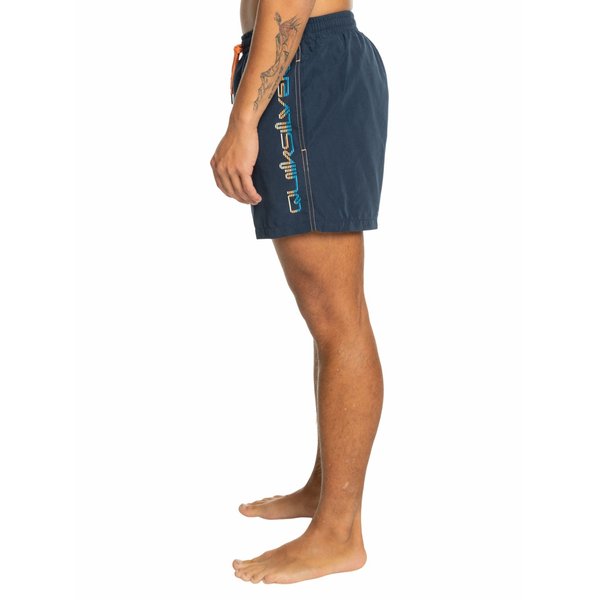 Spodenki kąpielowe męskie Behind Waves Quiksilver - Navy Blazer