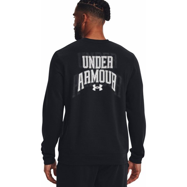 Bluza męska Rival Terry Graphic Crew Under Armour - Black