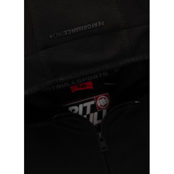 Bluza męska Beachfront Hooded Zip Pitbull West Coast - czarna