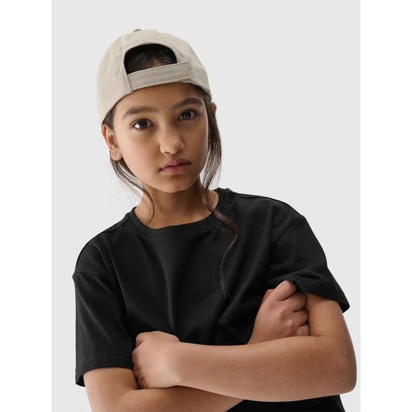 Koszulka dziewczęca TTSHF2332 4F - głęboka czerń