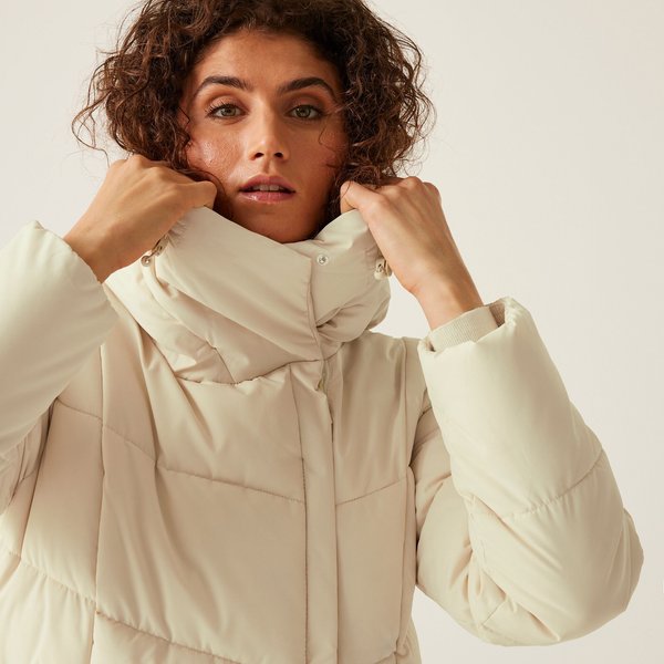 Płaszcz puchowy damski Nurie Regatta - light vanilla