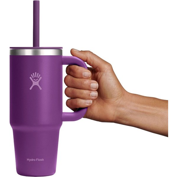 Kubek ze słomką All Around Travel Tumbler 710ml Hydro Flask - Beachplum Purple