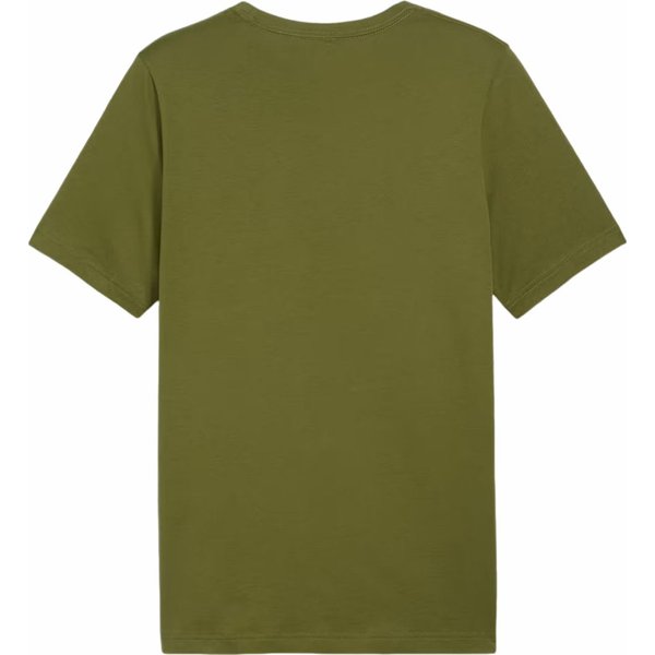 Koszulka męska Essentials+ 2 Colour Logo Tee Puma - Olive Green