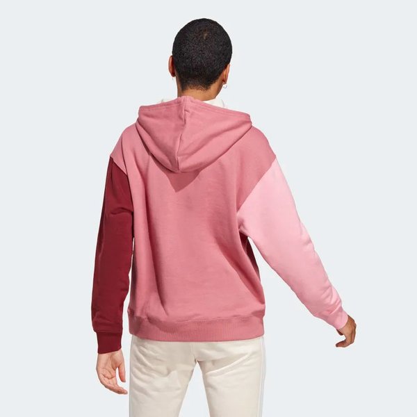 Bluza damska Essentials Big Logo Oversized Adidas - różowa