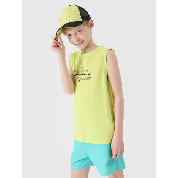Bezrękawnik chłopięcy TSLEM163 4F - soczysta zieleń