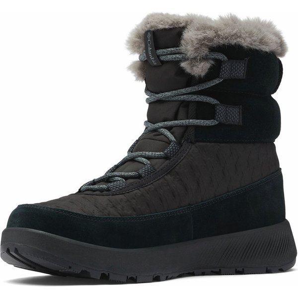 Buty, śniegowce Slopeside Peak II Luxe Waterproof Wm's Columbia - Black, Graphite