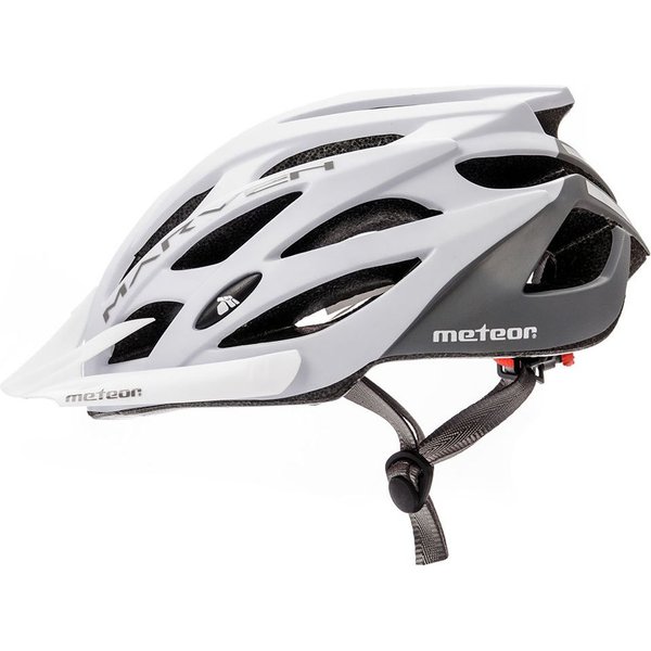 Kask rowerowy Marven Meteor - biały/szary