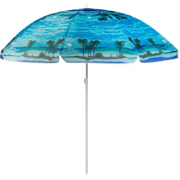 Parasol ogrodowy, plażowy, łamany Outtec - niebieski